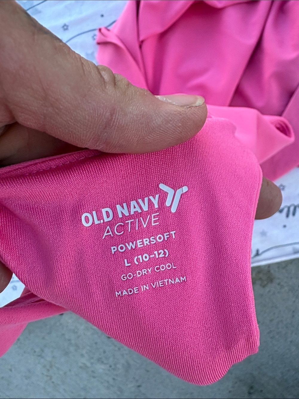 Old Navy Hot Pink Active Crop Top and Skirt Set - Picture 5 of 6